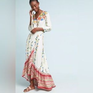 Farm Rio SpringTime Wrap Maxi Dress